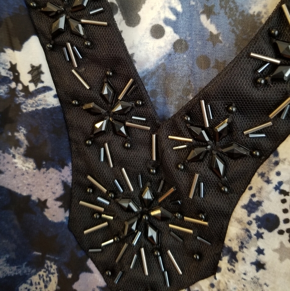 Studio Y Embellished Short Sleeve Blouse - Picture 3 of 6